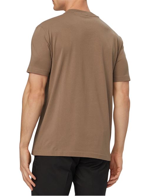 T-shirt stretch con logo Boss Green | 50506373336